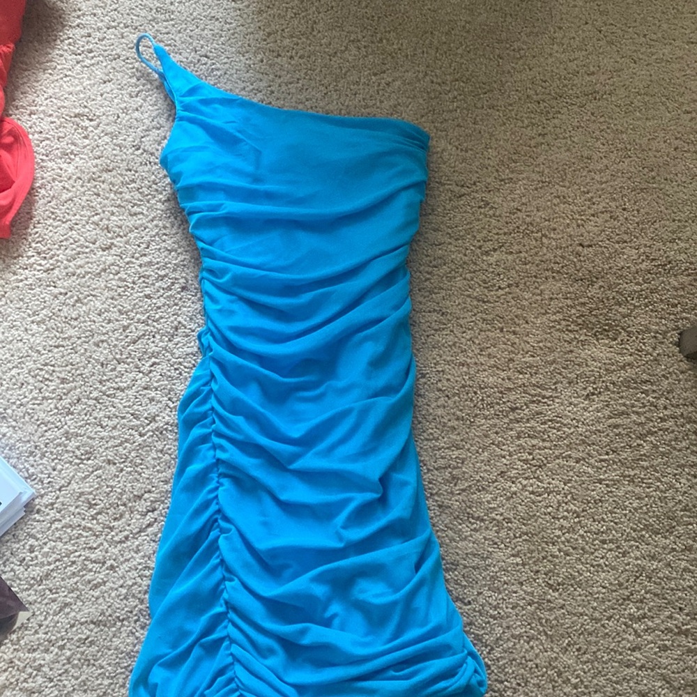 Blue Mini Dress